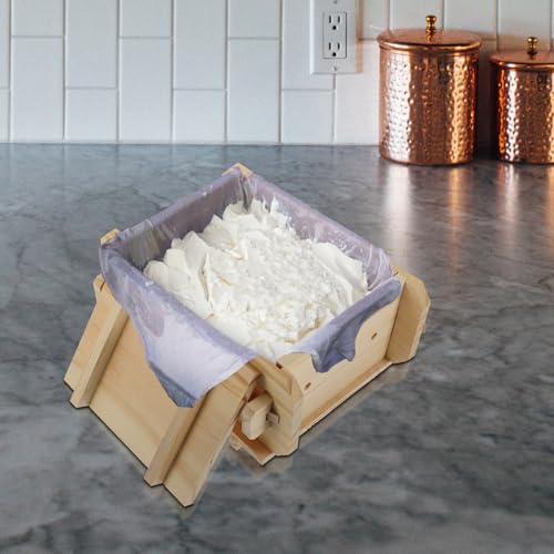 Moule à tofu en bois beige solution simple pour bloc ferme