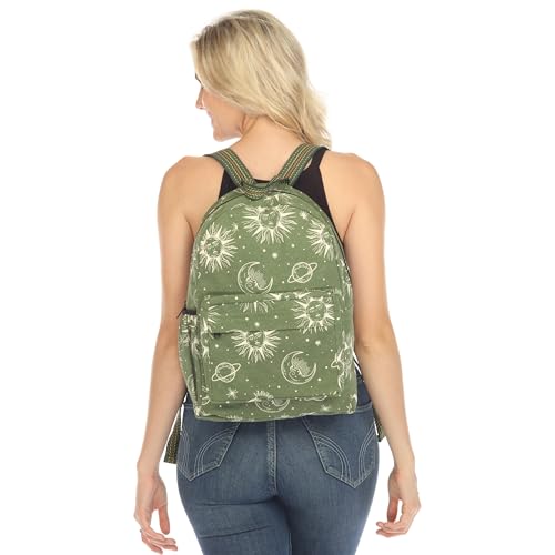Celestial Print BackPack-Sage4