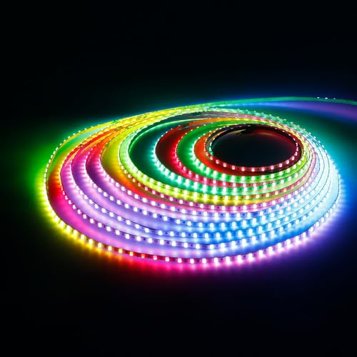 Tira LED WS2812B 3.2FT 160 LEDs/m RGB 2.7mm Ancho DC12V miniatura 2