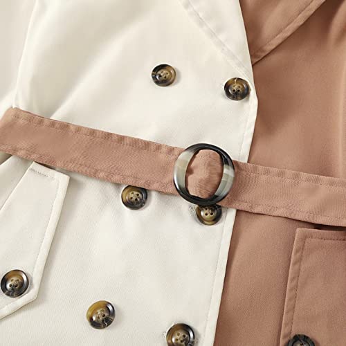 Toddler Girls New Princess Jacket Girls Long Sleeve Windbreaker Children Girls Button Jackets Lightweight Rain Jacket3