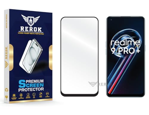 Image of Gorilla Tempered Glass Screen Protector Compatible with Realme 9 Pro Plus [Pack of 1] | Edge-to-Edge, Bubble-Free, Case Friendly, Easy Installation Kit