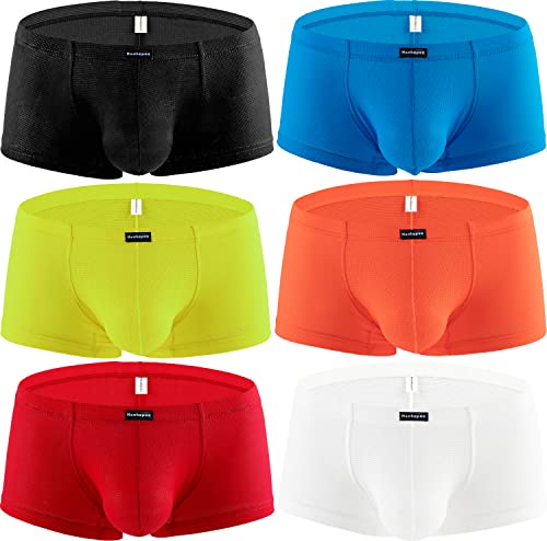 Men's Camouflage Boxer Briefs Low Rise Mens Under Comfort Ultra Soft Stretch Boxer Brief