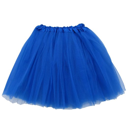Plus Size Adult-Princess Costume Ballet Warrior Dash/Run-Tutu (Royal Blue),One Size