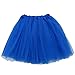 Plus Size Adult - Princess Costume Ballet Warrior Dash/Run - Tutu (Royal Blue)