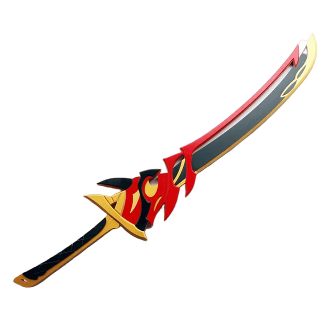 Amazon.co.jp: 原神 荒瀧一斗 コスプレ 道具 武器 赤角石塵滅砕