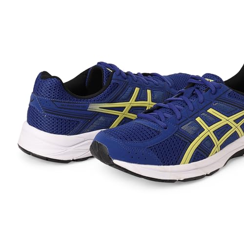 Image of ASICS Mens Gel-Contend 4B+ Monaco Blue /Glow Yellow Running Shoe - 8 UK (1011B141.415)