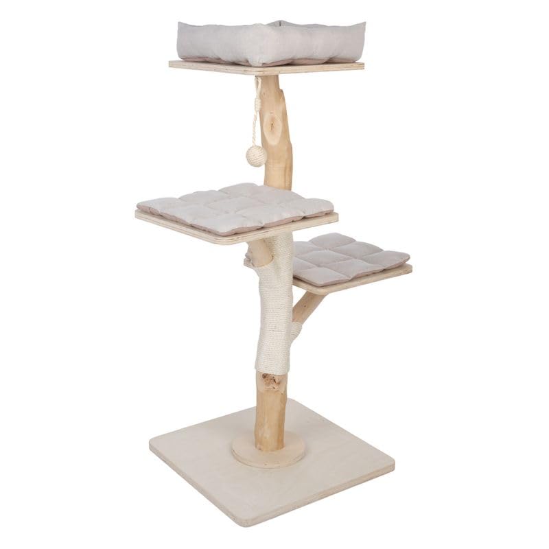 Brixen Kratzbaum für Katzen | natürliche Holzstämme | jedes Stück EIN Unikat | Höhe: 130cm