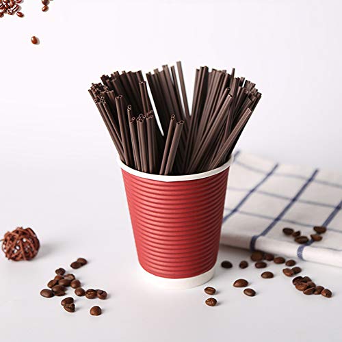Lasenersm 100 Pieces Two Holes Coffee Stirrer Straw 2-In-1 Disposable Plastic Coffee Stir Sticks Coffee Stirrer Straw For Coffee Bars Office Restaurants Home Indoor Outdoor thumb #4