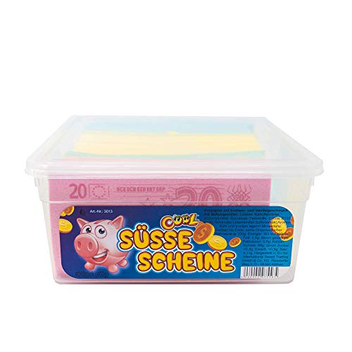 Cool Scheine Esspapier | süßes Bargeld | 400 Euroscheine in der Frischhaltebox, 400 g