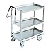 Vollrath Company 97208 16 Gauge S/S 3-Shelf 900 Lb. Utility Cart