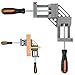 90 Grad Rechts Winkel Klemme Right Angle Clamp Doppelgriff Eckenspanner Schraubzwinge Set Ecke Klemme Gehrungszwinge für Bilderrahmen, Schublade