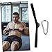 Imagen de HONMEET Barra de Tracción para Gimnasio Casa Barra de Resistente para Entrenamiento de Tríceps Bíceps y Hombros Accesorio para Musculación y Fitness