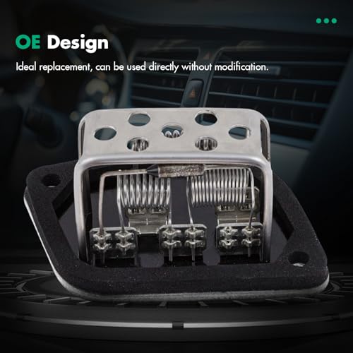 Image of SCITOO Air Conditioning Heater HVAC Blower Motor Resistor Regulator for 1981-1988,1991-1996 for Jeep Cherokee,1984-1985 for Grand Wagoneer,1981-1990 for Wagoneer,OE-55036000,56000522,RU-203 Resistor