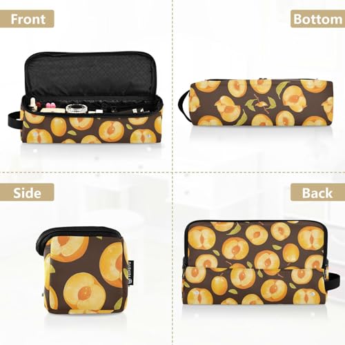 Bolsa de viaje Yellow Nectarines Hot Hair Tools con tapete para plancha resistente al calor, impermeable, organizador de viaje para planchas, rizadores y secadores para mujeres miniatura 5