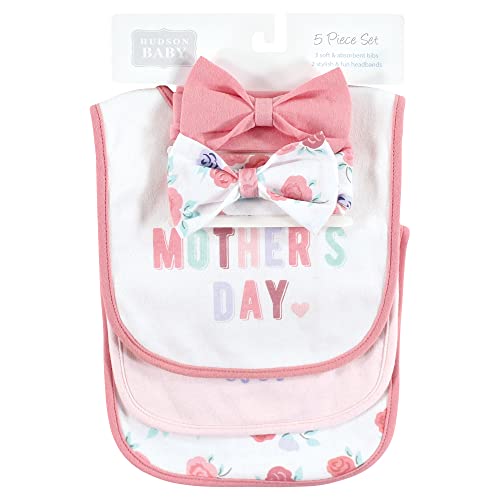 Image of Hudson Baby Unisex Baby Bandana Bibs and Headbands