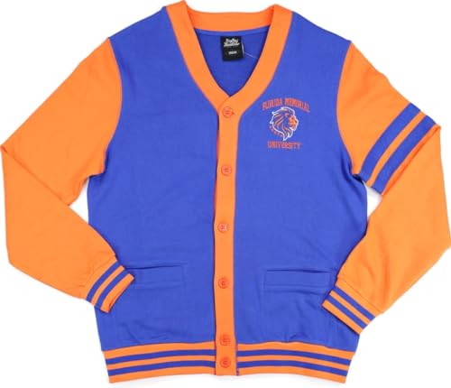 Big Boy Florida Memorial Lions S4 Mens Cardigan [Royal Blue] - ID#67186-146-85-0-0