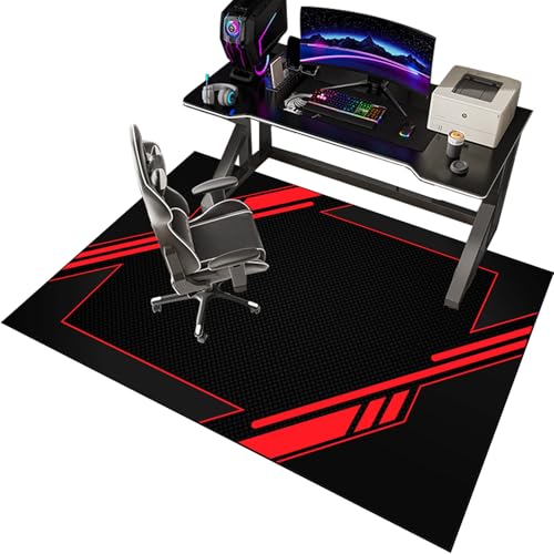 Alfombrilla duradera de 200 x 300 cm, antideslizante, para silla de juegos, oficina y alfombra, cubierta de suelo resistente para jugadores y estaciones de trabajo