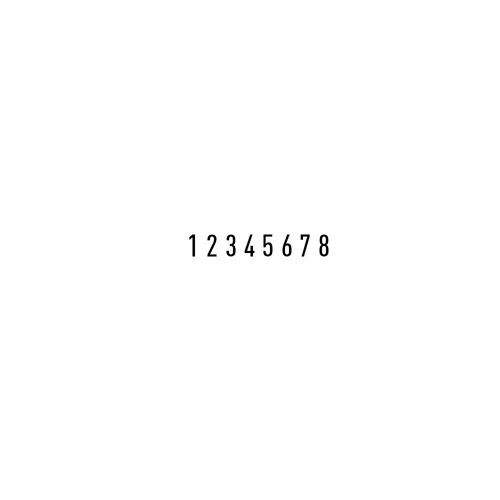 COLOP 108825 - Timbro numerico 03008, 8 cifre
