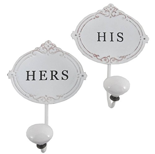 Preisvergleich Produktbild Handtuchhaken 'His' + 'Hers', Set