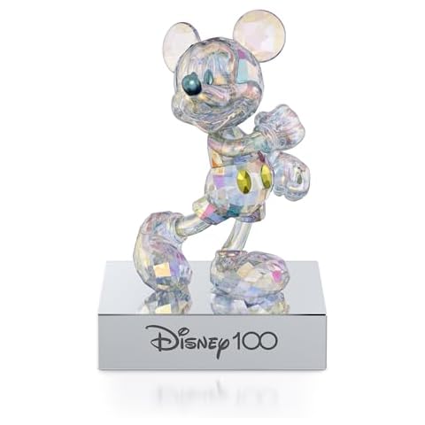 Swarovski Disney100 Mickey Mouse Figurine with Aurora Borealis Effect Cover