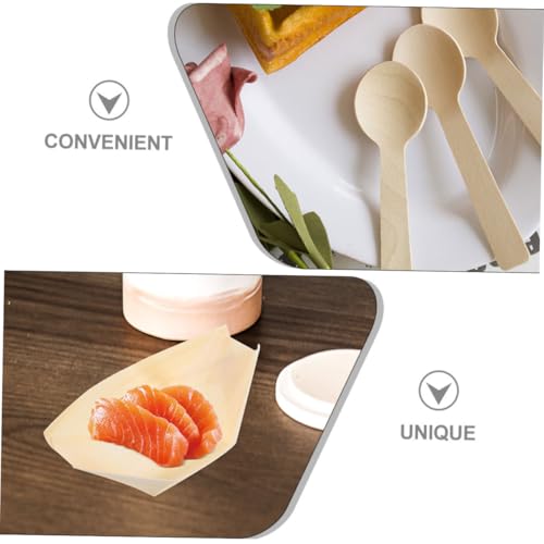 Platos desechables madera sintética en forma barco sushi 100 pzas miniatura 3