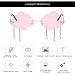 ayigu Rimless Cloud Sunglasses for Women Men Tassel Cute Sunglasses Fashion Vintage Cloud Shaped Glasses 90s Disco Glasses