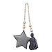 Produktbild Pinhan Holzperlen String Sterne Mond Quaste Hängende Wand Vorhang Dekoration Sling Kinderzimmer Krippe Zelt Dekoration Ornamente für DIY, grau