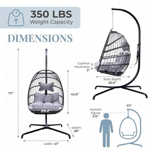 Luxury Outdoor Egg Swing Chair