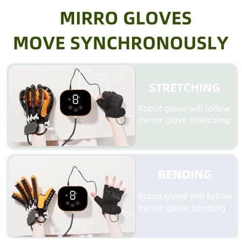 QQWORLD Robotic Hand Rehabilitation Glove, Left Hand, M Size - Image 6