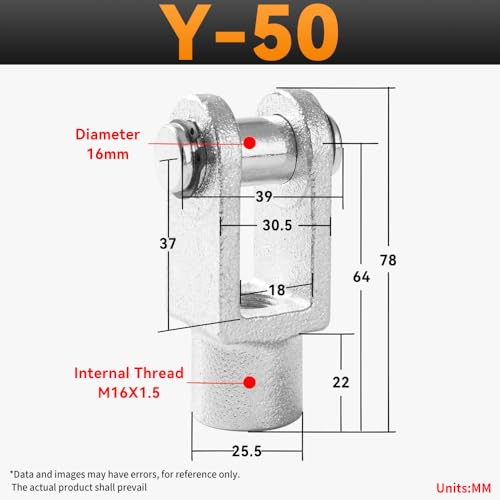 Image of Foot Flange CY-50 for Foot mounting Work with Pneumatic Standard Cylinder SC 50