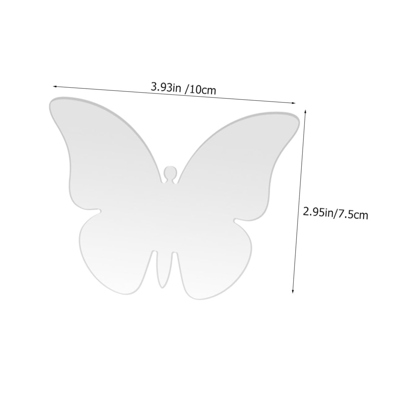 OKUMEYR 10 Sets Acrylic Butterfly Table Signs with Wood Base Decorative Reserved Seating Signs for Wedding Party and Events and Reusable Table Holders