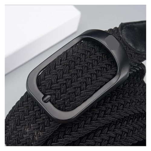 Woven Elastic Belt Men Alloy Pin Buckle Waist Straps Belts Straw Belts for Women4