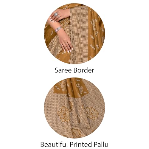 Image of Vimla Women's Kanjivaram Silk Uniform Saree and Unstitched Blouse Piece | Office School Uniform Saree For Women | Sari for Women