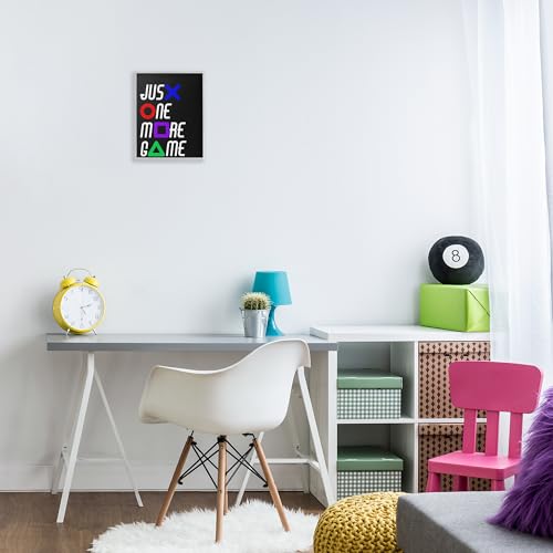 One More Game tableau gamer Stupell Industries pour déco salle de jeu - 3