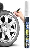 Tire Pen, Waterproof Car Wheel Modification Supplies, Vehicle Tire Ink Marker for Drivers, Trucks, RVs, Motorcycles, Detailers, Shops, Modifiers, Racers, Restorers, Shows