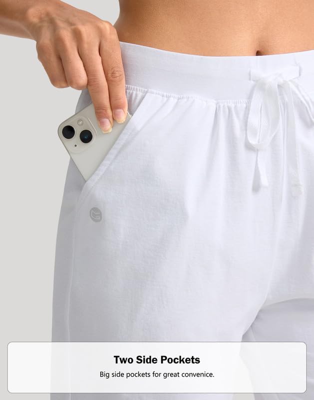 G Gradual Women's Bermuda Shorts 11" Knee Length Long Comfy Drawstring Walking Shorts for Women with Deep Pockets - Image 4