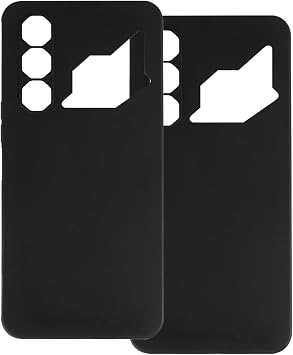 2 Pack TPU Case Compatible with ZTE Nubia Neo 3 GT 5G Phone Cover - Shockproof Flexible Protective Accessory Precision Cut Black | 6.8"