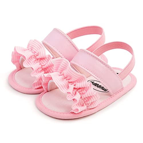 Image of Infant Baby Boys Girls Summer Sandals Party Wedding Dress Flats Shoes Newborn Crib Shoes First Walkers Prewalkers 0-18 Months