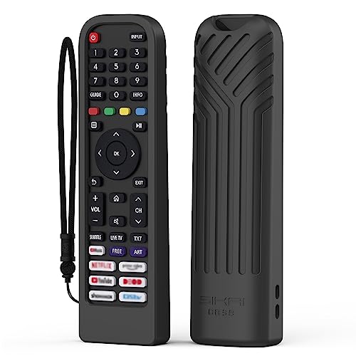 Coque Housse telecommande Silicone Compatible avec Hisense EN2AI30H EN2P30H,Protection Coque telecommande pour Hisense Full HD Smart TV A4FG A4CG 2022 VIDAA Smart Remote Case EN2G30H EN2H30H EN2D30H