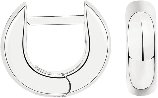 Chunky Huggie Hoop Earrings | 18K Gold Plated 925 Sterling Silver Post Ultra Thick Huggie Earring | Womens Mini Hoop Earrings | Gold Plated Small Hoops