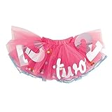 Mud Pie Little Girl's Toddler Birthday Tutu, Multi, 2T