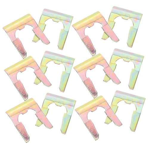 ULTECHNOVO 20pcs U-Shaped Steel Brake Cable Clip for Automotive Repairs Parking Brake Retainer Clips for Various Car Models Easy Installation and Enhanced Safety