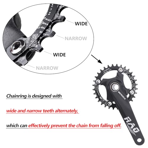 DFNWSSS MTB Crankset 170mm