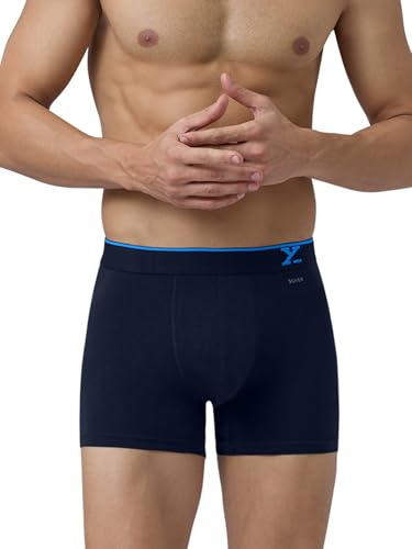Image of XYXX Men's Super Combed Cotton Trunks| Regular Fit, Odour-Free, Anti-Roll No-Marks Waistband Underwear for Man
