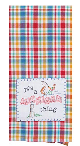 2 Piece Kay Dee Designs Home State Of Michigan Embroidered Kitchen Towel Bundle #TOP1