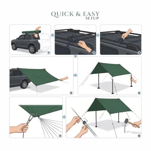 Orvantis Portable Car Awning