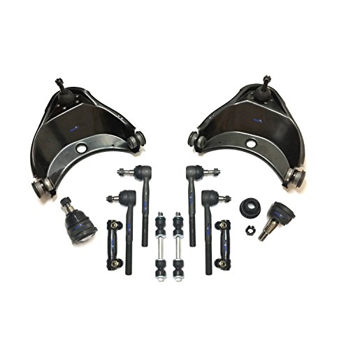 12 Pc Complete Suspension Kit Adjusting Sleeves Tie Rod Ends Sway Bars Lower Ball Joints Upper Control Arms & Ball Joints #TOP28