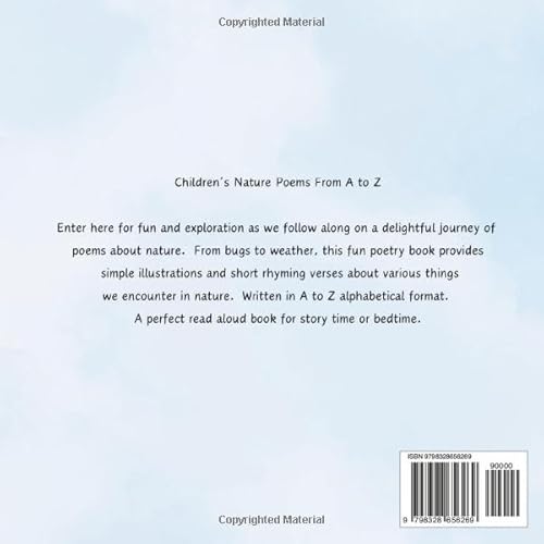 Children's Nature Poems From A to Z: A read aloud Illustrated poetry book perfect for learning abou