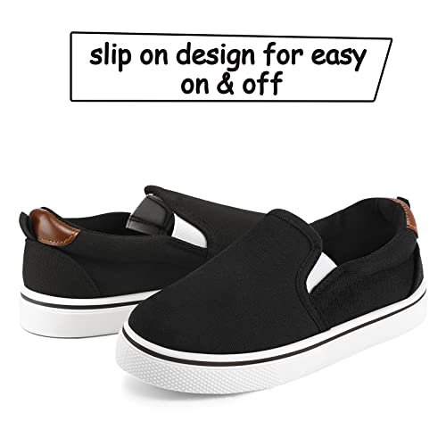 Image of K KomForme Toddler Sneakers for Girls Boys Slip On Canvas Walking Shoes | Lightweight, Comfortable