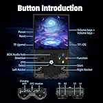 R36MAX Retro Gaming Console, Retro Handheld Games Console with 64GB TF Card, Portable Hand Held Open Source Linux System, 4.0 inch IPS HD Screen Video Game Consoles, 4000mAh Battery (Black) - Image 5